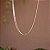 Colar choker zircônia baguete ouro semijoia 1/6869 - Imagem 3