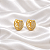 Brinco Argolinha com Micro Zircônias Cravejadas Ouro Semijoia 18k07018 - Imagem 1