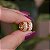 Brinco argolinha zircônia ouro semijoia 19k02050 - Imagem 3