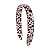 Tiara acrílico Bianca abaulada animal print 20 005 - Imagem 1