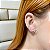 Brinco ear cuff corações prata 925 - Imagem 2