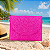 Bolsa Carteira Palha Rosa Pink com Alça Removível - Imagem 1