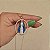 Colar Nossa Senhora das Graças zircônia azul ouro semijoia XL 1960 - Imagem 6