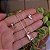 Colar e brinco retangular cristal ouro semijoia 21k03015 - Imagem 3