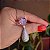 Colar coração cristal rosa zircônia ródio semijoia AD 422 - Imagem 2