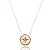 Colar relicário estrela zircônia colorida ouro semijoia XL-211031 - Imagem 1