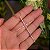 Colar crucifixo palito zircônia colorida ouro semijoia XL-210806 - Imagem 4
