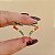 Brinco ear cuff zircônias coloridas ouro semijoia E210521 - Imagem 4