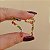 Brinco ear cuff zircônias coloridas ouro semijoia E210521 - Imagem 6