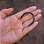 Pulseira gravatinha zircônia baguete preto ouro semijoia - Imagem 3