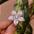 Anel ajustável Elaine Palma flor zircônia ródio semijoia - Imagem 5
