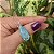 Colar gota cristal fusion azul ródio semijoia AC 505 - Imagem 1