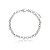 Pulseira corrente elo português ródio semijoia PU 876 - Imagem 1