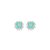 Brinco quadrado aquamarine prata 925 4897105 - Imagem 1