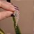 Piercing de encaixe franjas cristais ouro semijoia - Imagem 1