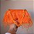 Bolsa tecido plumas laranja JX-2013 - Imagem 1