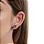 Brinco ear cuff zircônia colorida ouro semijoia E220314 - Imagem 2
