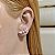 Brinco ear cuff zircônia cristais ródio semijoia E220314 - Imagem 2