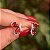 Brinco borboleta zircônia cristal vermelho ródio semijoia E211013 - Imagem 3