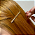 Presilha para franja reto dourado - Imagem 2