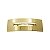 Presilha metal retangular vazado dourado - Imagem 1