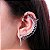 Brinco ear cuff zircônia ródio semijoia BA 4698 - Imagem 2