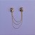Broche pin joaninha cristais coloridos ouro semijoia - Imagem 3
