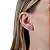 Brinco ear cuff zircônia ródio semijoia - Imagem 2