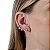 Brinco ear cuff estrelas zircônia ródio semijoia 22k06012 - Imagem 5