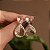 Brinco gota zircônia cristal ouro semijoia 22a05029 - Imagem 3