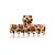 Piranha de cabelo Bianca acrílico g animal print 05 292 - Imagem 1