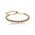 Pulseira gravatinha cristal colorido ouro semijoia SL-33 - Imagem 1