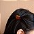 Piranha de cabelo francesa Finestra marrom listrado N341BSH - Imagem 2