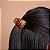 Piranha de cabelo francesa Finestra marrom listrado N748BSH - Imagem 2