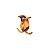 Piranha de cabelo curvada francesa Finestra animal print N342TK - Imagem 1