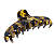 Piranha de cabelo francesa Finestra animal print N428TK - Imagem 1