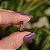 Piercing de encaixe individual ondulado zircônia pink ouro semijoia BA 5051 - Imagem 1