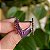 Brinco ear cuff asas zircônia pink ouro semijoia BA 5052 - Imagem 3