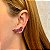 Brinco ear cuff asas zircônia pink ouro semijoia BA 5052 - Imagem 2