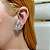 Brinco ear cuff zircônia ródio semijoia BA 5061 - Imagem 2