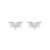 Brinco ear cuff zircônia ródio semijoia BA 5061 - Imagem 1