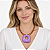 Colar Márcia Pouso Resina Lilás - Imagem 3