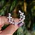 Brinco ear cuff flores zircônia ródio semijoia - Imagem 3