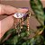 Brinco olho grego madrepérola zircônia colorida ouro semijoia HY 54 - Imagem 3