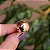 Anel ajustável meia esfera ouro semijoia - Imagem 1