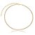 Colar choker zircônia cristal ouro semijoia - Imagem 1