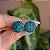 Brinco botão p Leticia Sarabia cristal blue zircon 6274 - Imagem 1
