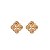 Brinco ponteira Leticia Sarabia p cristal dourado light colorado 4515 - Imagem 1