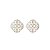 Brinco ponteira Leticia Sarabia cristal branco leitoso opal 6631 - Imagem 1