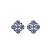 Brinco ponteira Leticia Sarabia g cristal azul claro light sapphire 4515 - Imagem 1